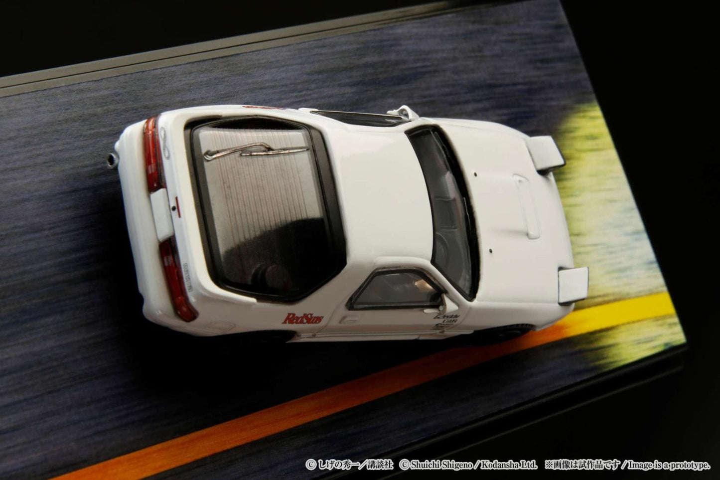 Hobby Japan 1/64 Mazda RX-7 (FC3S) - Initial D VS Kyoichi Sudo with Ryosuke Takahashi Figure Pre-Order