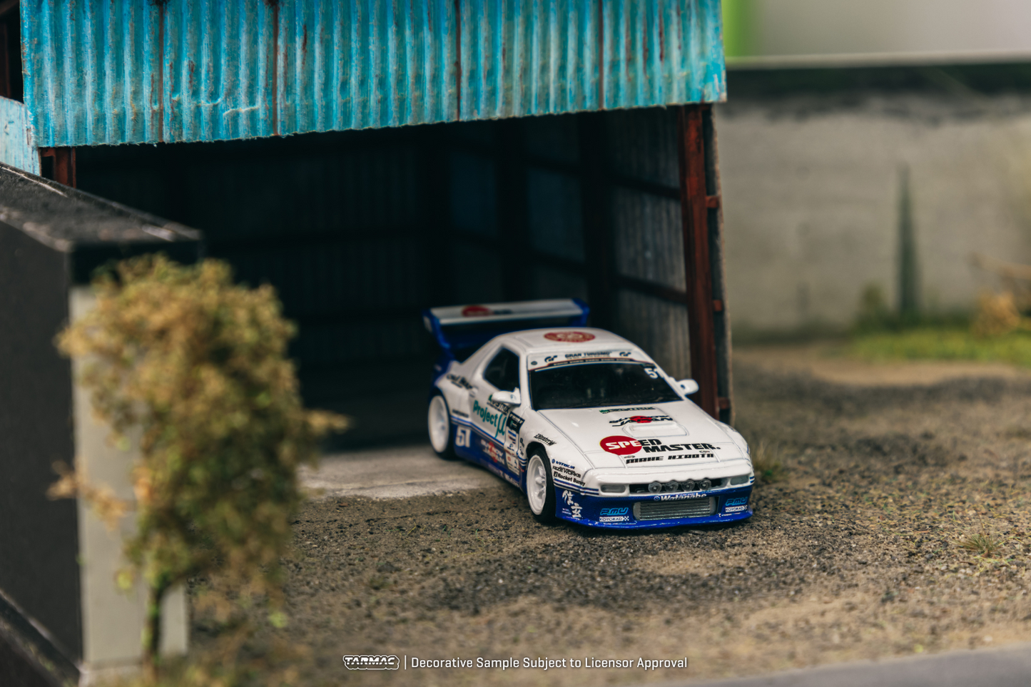 Tarmac Works 1/64 Mazda RX-7 (FC3S) PANDEM in Drift Livery