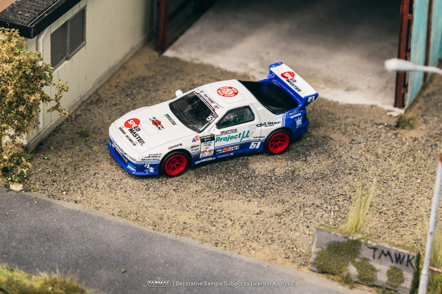 Tarmac Works 1/64 Mazda RX-7 (FC3S) PANDEM in Drift Livery