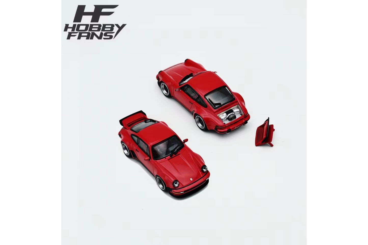 Hobby Fans 1/64 Singer Porsche 911 (930) in Red