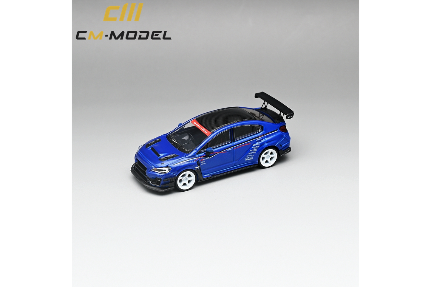 CM Model 1/64 Subaru WRX (VAB) Varis Widebody in Blue