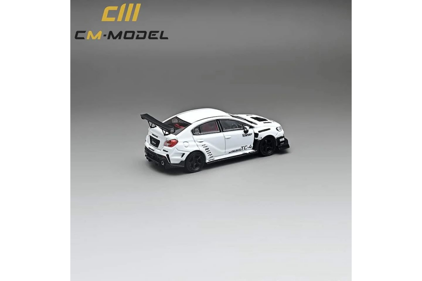 CM Model 1/64 Subaru WRX STI (VAB) Varis Widebody in White