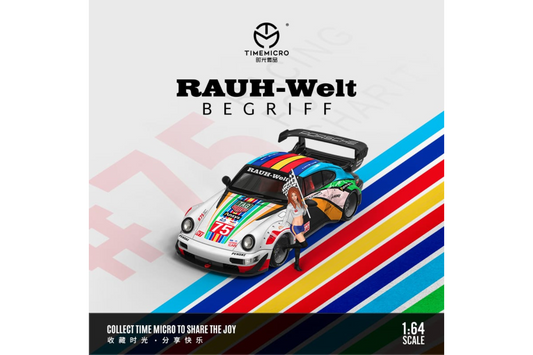 Time Micro 1/64 Porsche 911 RWB964 in Centennial Le Mans Livery