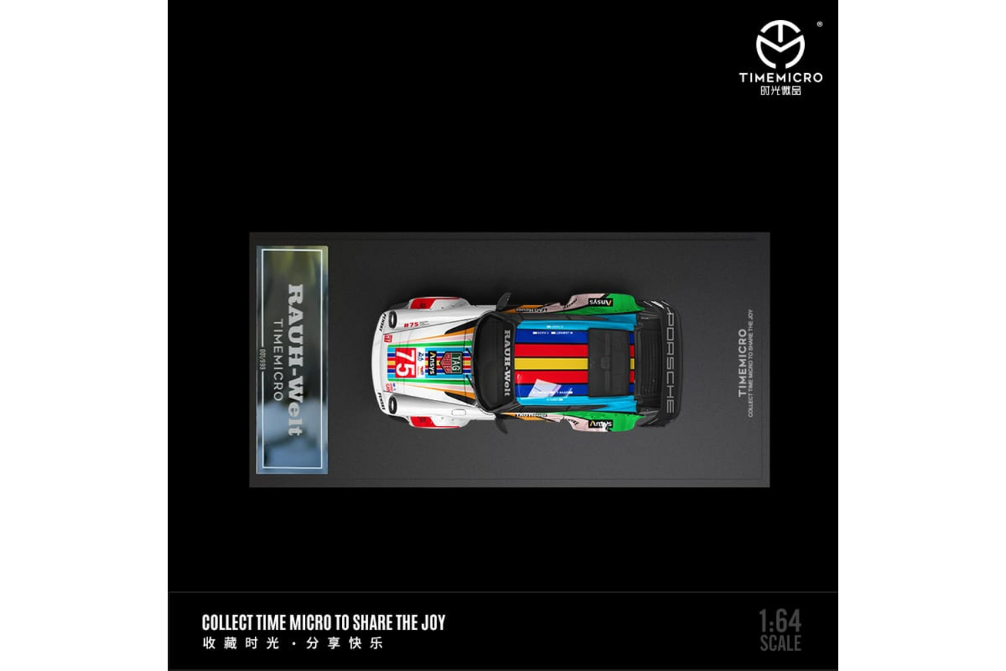 Time Micro 1/64 Porsche 911 RWB964 in Centennial Le Mans Livery