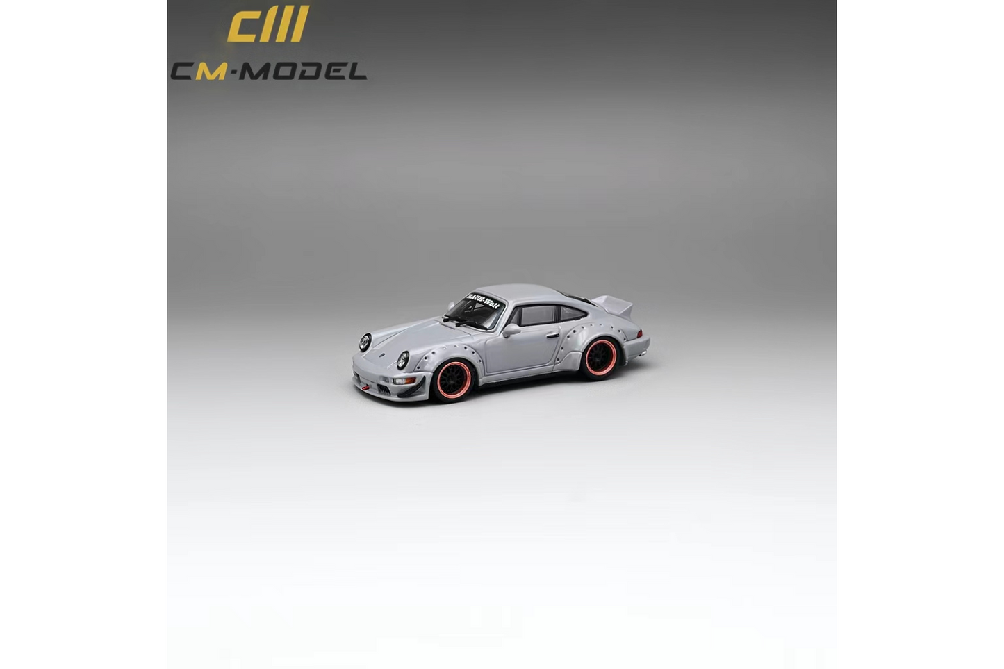 CM Model 1/64 Porsche 911 RWB964 in Nero Gray