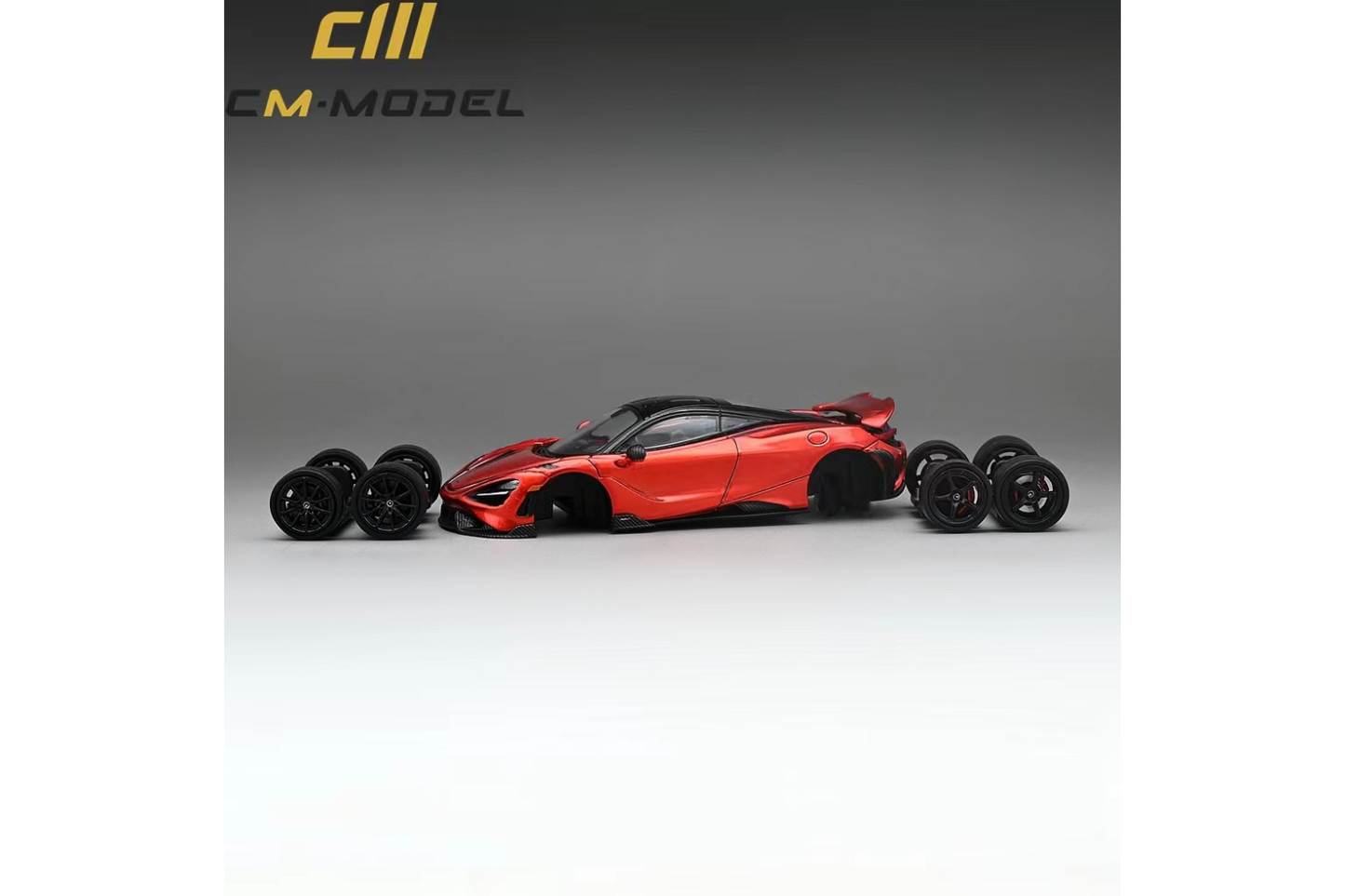 CM Model 1/64 McLaren 765LT in Volcanic Orange