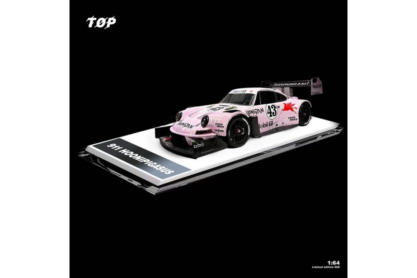 Top Model 1/64 Ken Block's Hoonipigasus Porsche 911 SVRSR Pikes Peak 1400HP