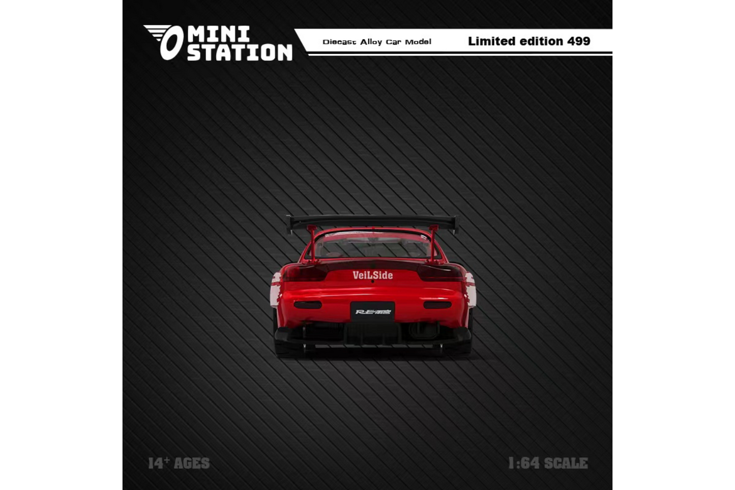 Mini Station 1/64 Mazda RX-7 (FD3S) Dom's Fast and Furious Tribute Livery