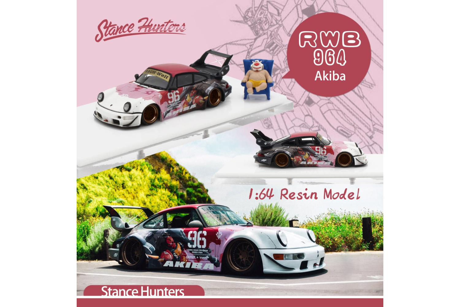 Quatre nouvelles Porsche RWB 964 arrivent chez FuelMe Models Quatre nouvelles Porsche RWB 964 arrivent chez FuelMe Models