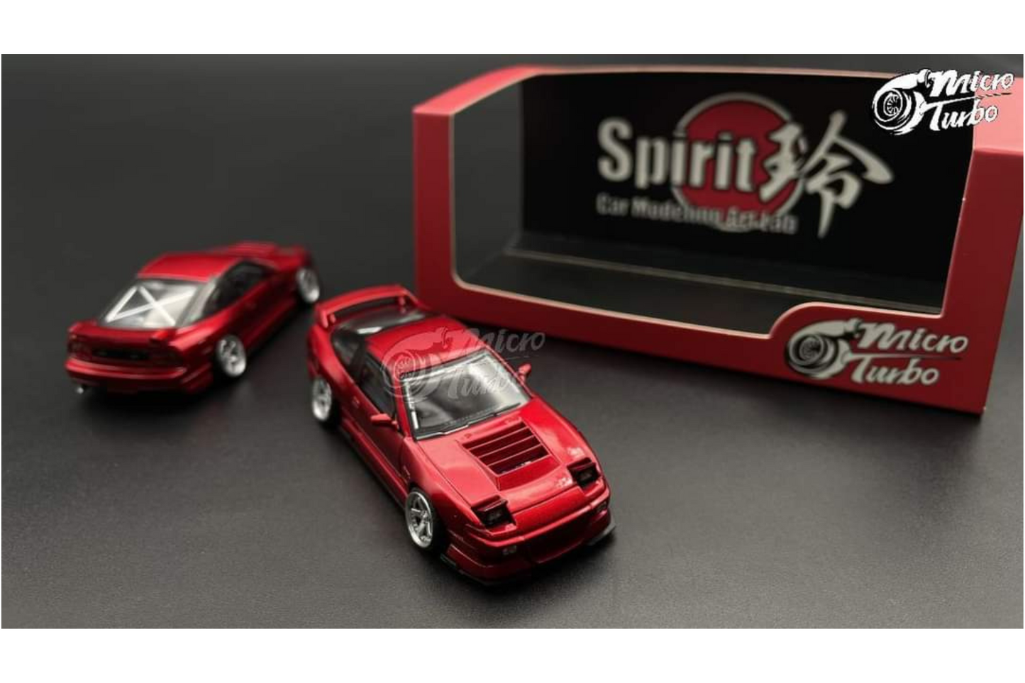 Micro Turbo 1/64 Nissan 180SX Spirit Rei "Miyabi" in Transparent Red
