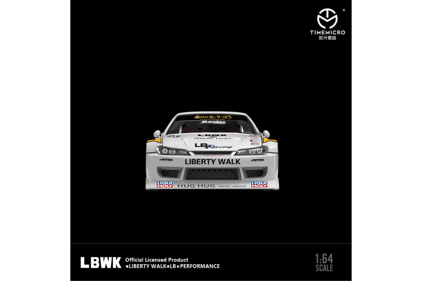 Time Micro 1/64 LB-Super Silhouette Nissan Silvia S15 #23 2021 Formula Drift Japan