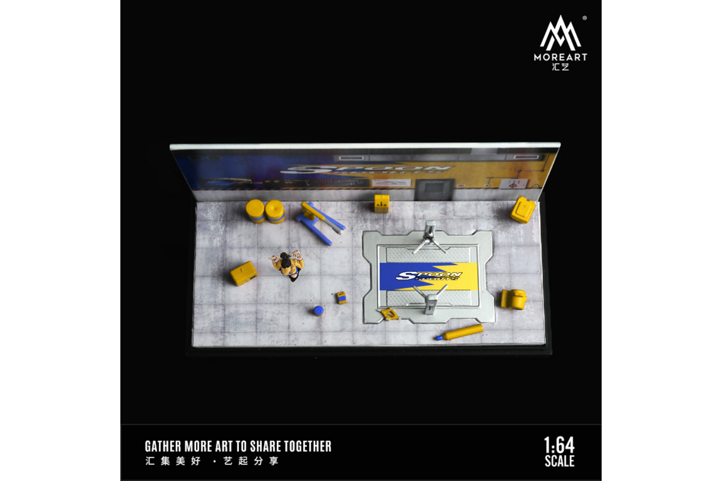 More Art 1/64 Spoon Automobile Repair Workshop