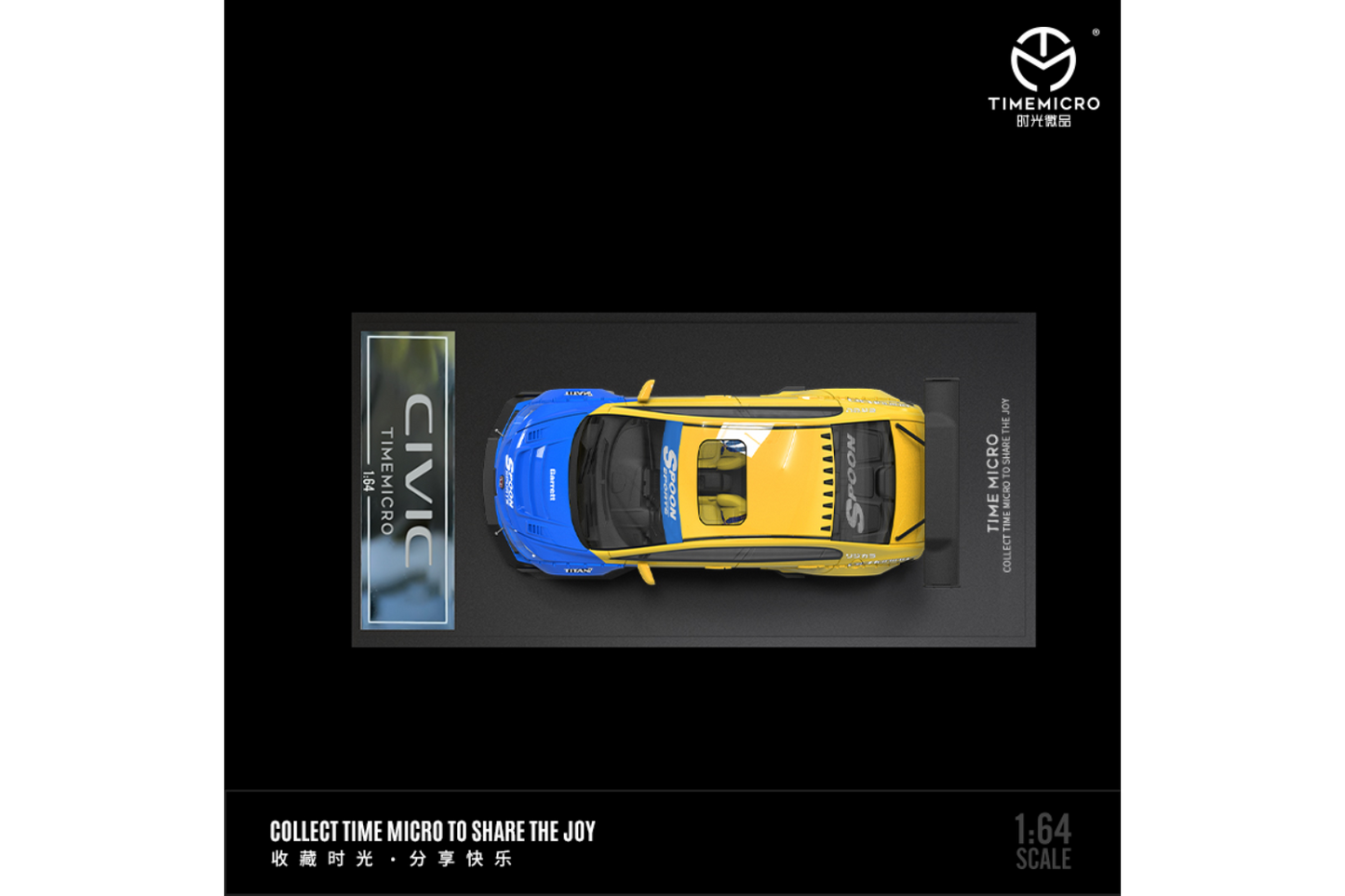Time Micro 1/64 Honda Civic (FD2) Widebody ′′Spoon Sports′′