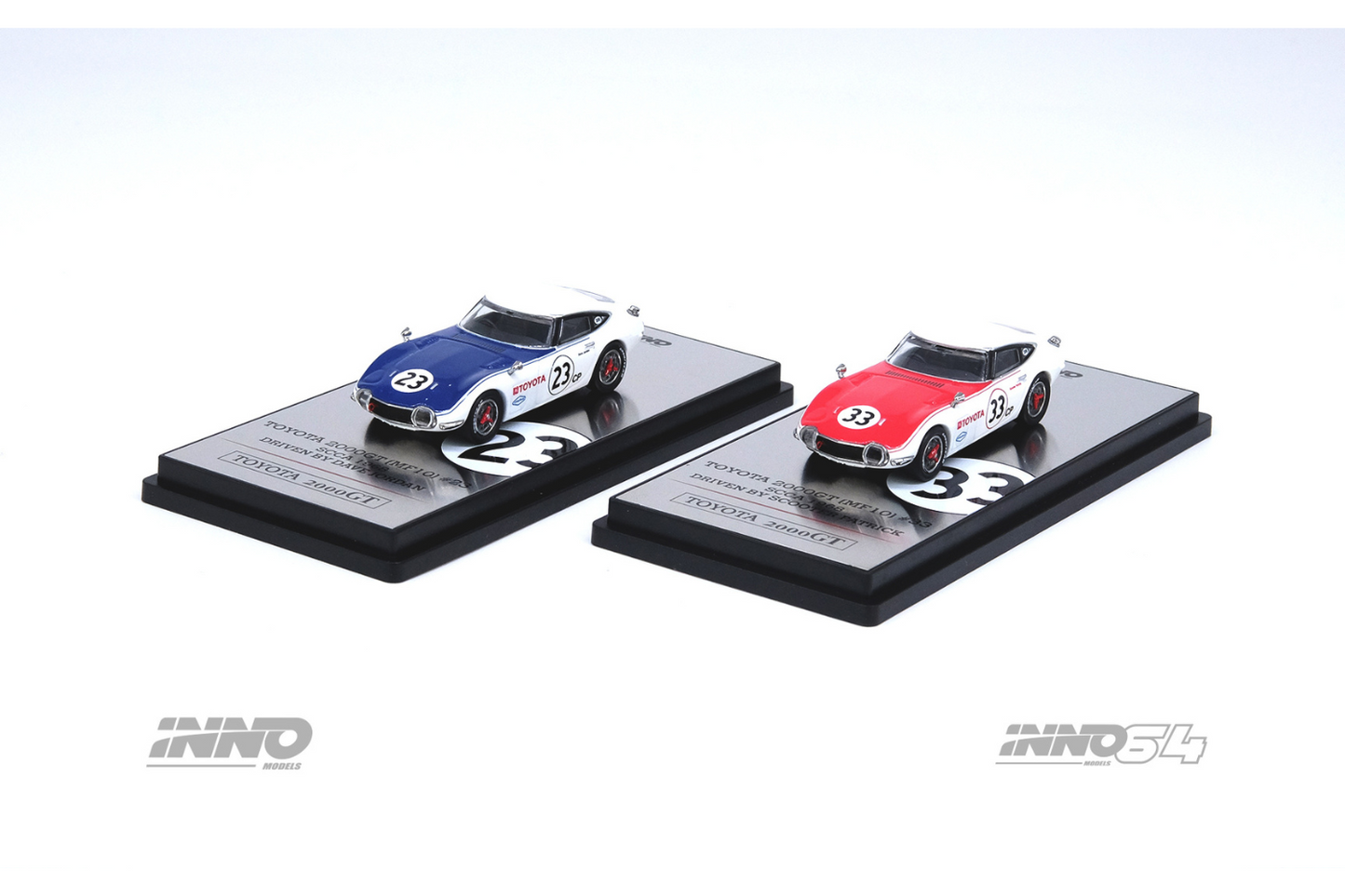 Inno64 Toyota 2000GT #23 & #33 SCCA 1968 Box Set Collection