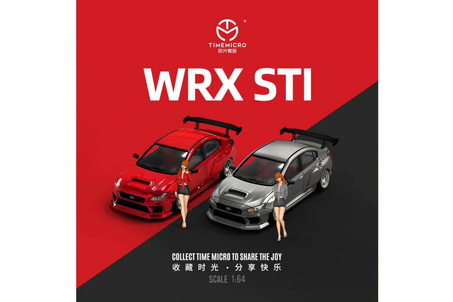 Time Micro 1/64 Subaru WRX STI Oiram Widebody