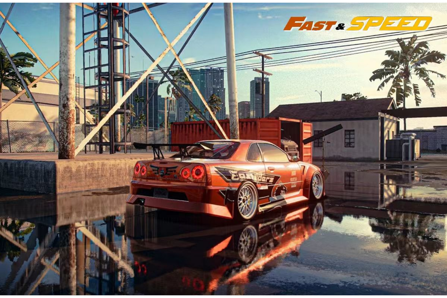Fast Speed 1/64 Nissan Skyline (R34) Need For Speed Underground Livery