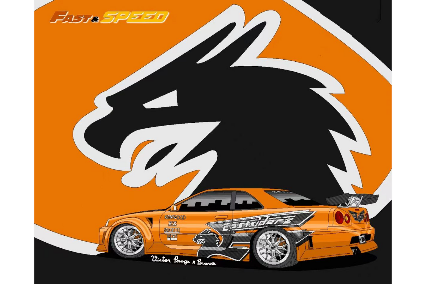Fast Speed 1/64 Nissan Skyline (R34) Need For Speed Underground Livery