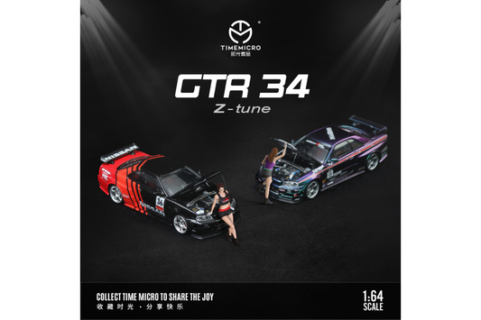 Time Micro 1/64 Nissan Skyline GT-R (R34) Z-Tune