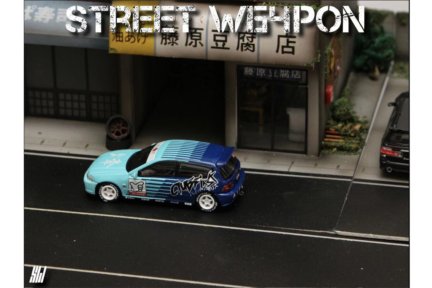 Street Weapon 1/64 Honda Civic EG6 Kanjozoku Falken Livery