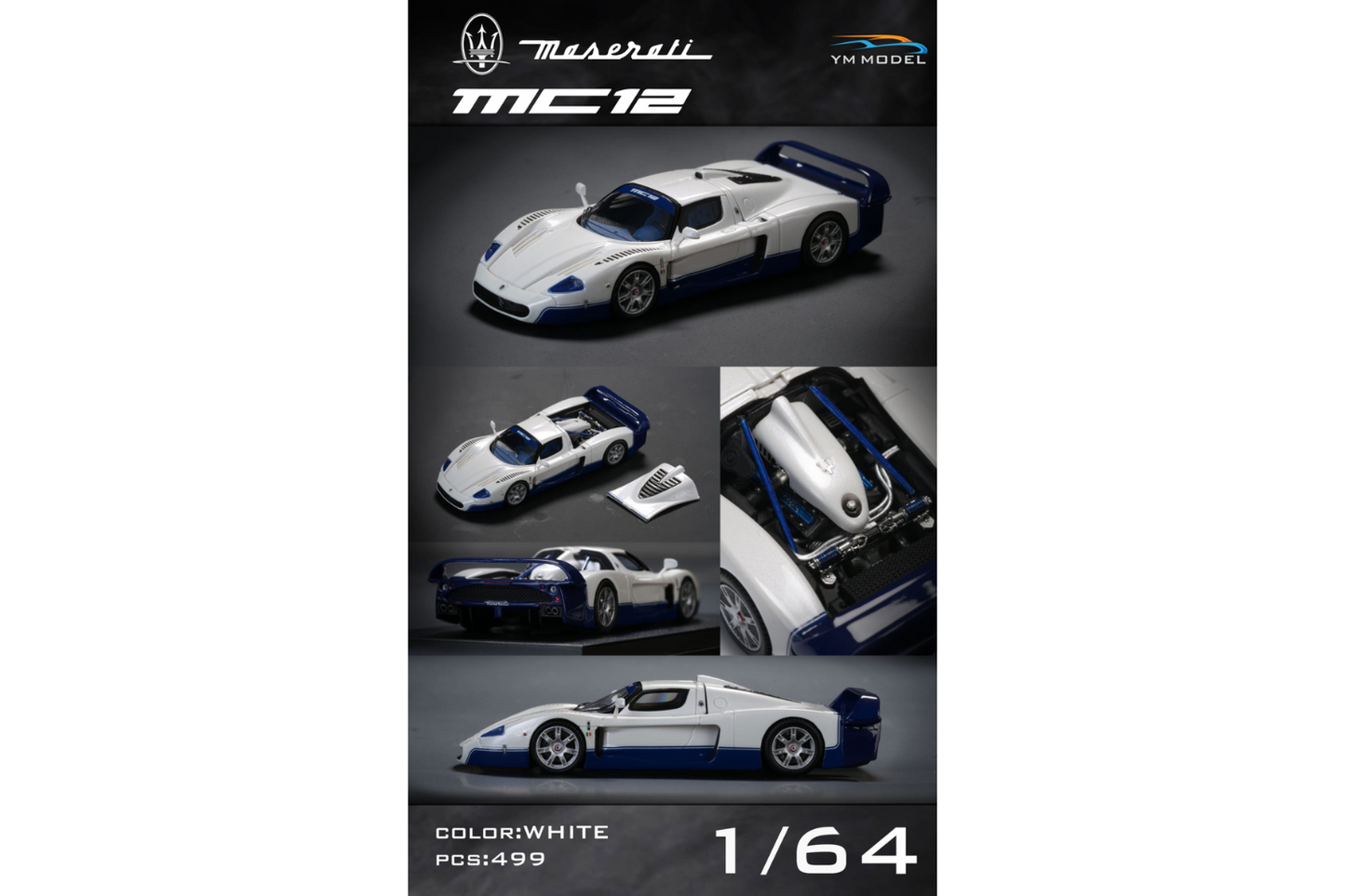 YM Model 1/64 Maserati MC12 Stradale