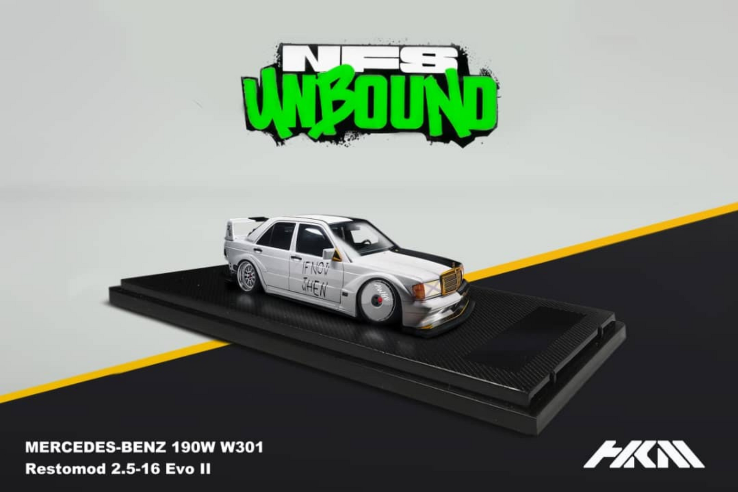HKM 1/64 Mercedes-Benz 190E (W201) Restomod by A$AP Rocky - Need For Speed Unbound Livery