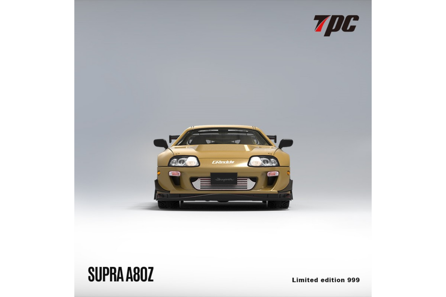 TPC 1/64 Toyota Supra (A80) Widebody in Gold "2 Fast 2 Furious Tribute"