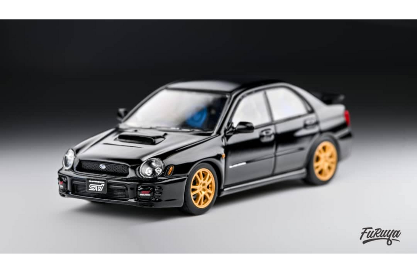 Furuya 1/64 Subaru Impreza WRX STI (Bug Eye) in Black