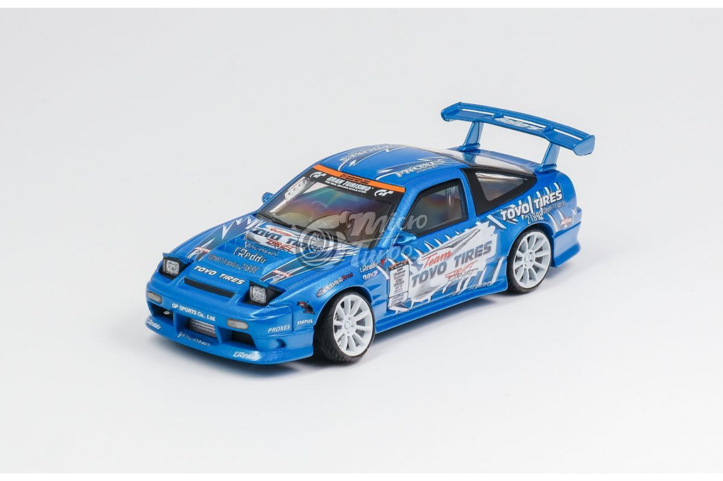 Micro Turbo 1/64 Nissan 180SX in Toyo Tires Drift Livery