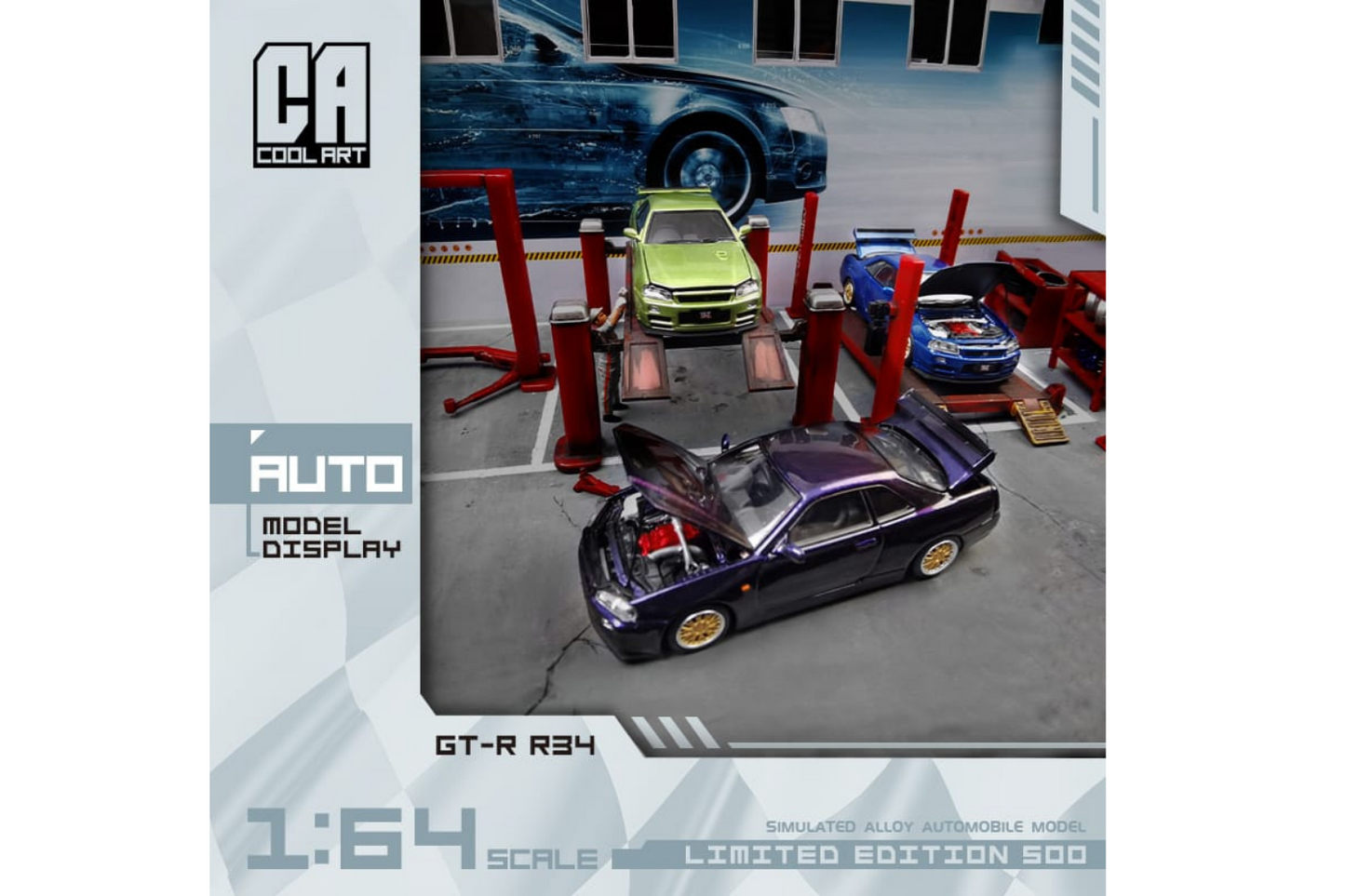 Cool Art 1/64 Nissan Skyline GT-R (R34)