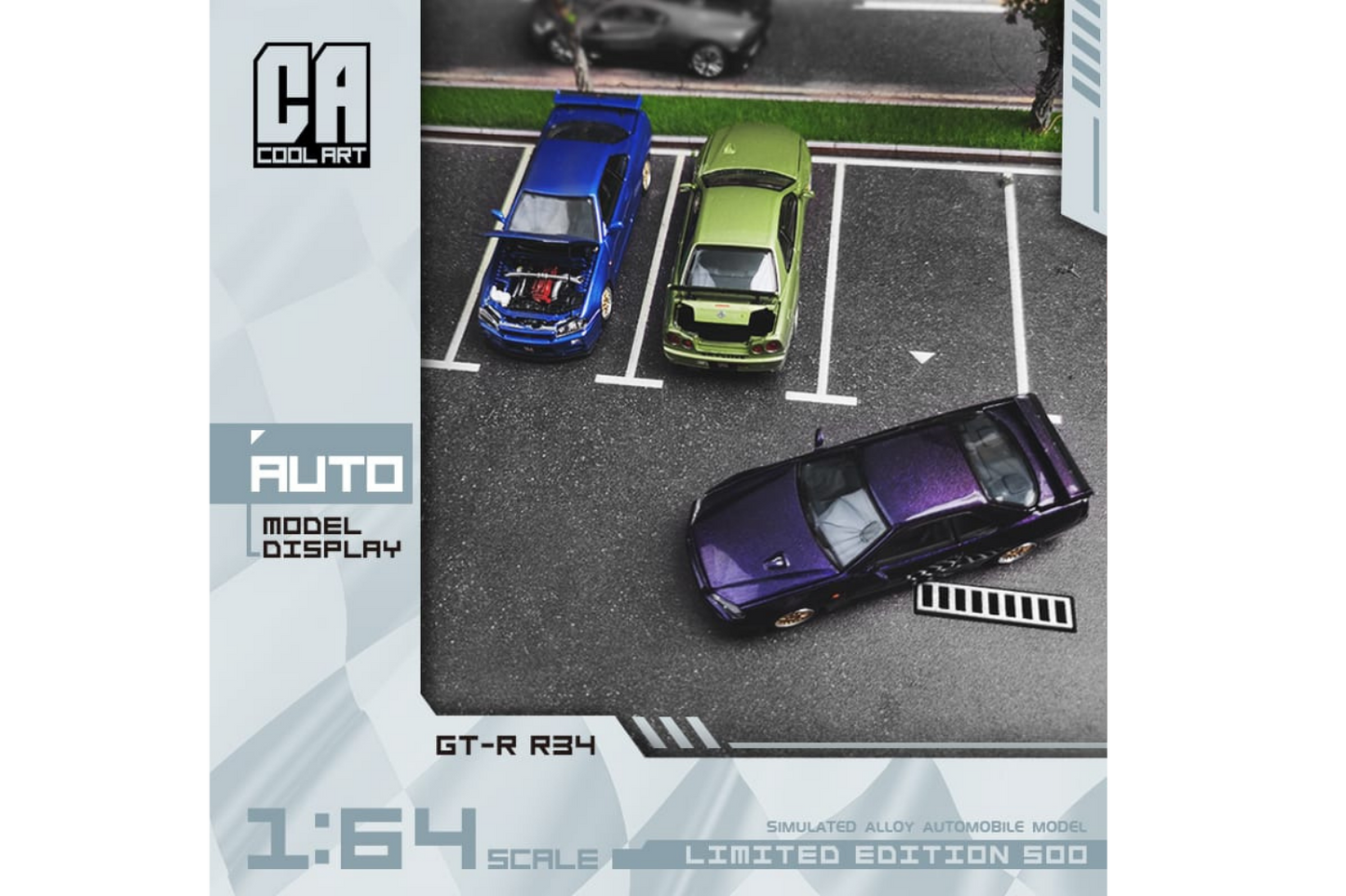 Cool Art 1/64 Nissan Skyline GT-R (R34)