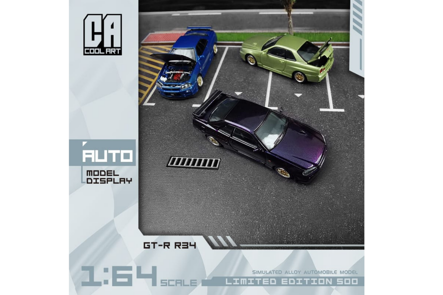 Cool Art 1/64 Nissan Skyline GT-R (R34)