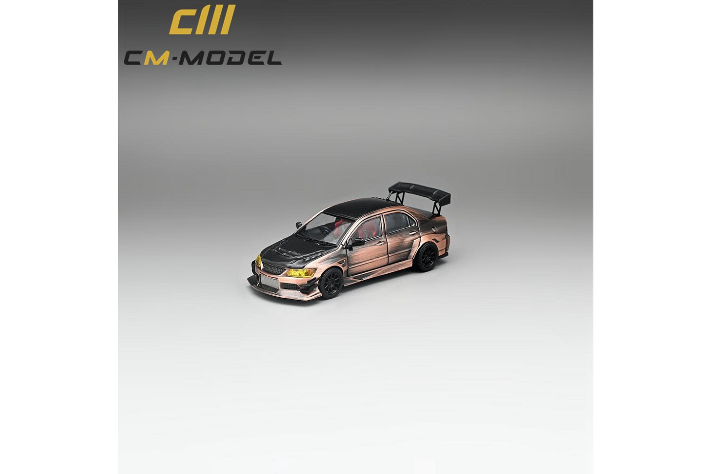 CM Model 1/64 Mitsubishi Evolution IX Voltex Widebody in Bronze
