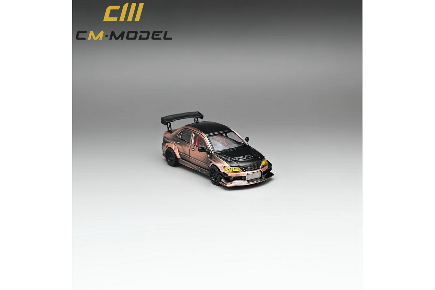 CM Model 1/64 Mitsubishi Evolution IX Voltex Widebody in Bronze