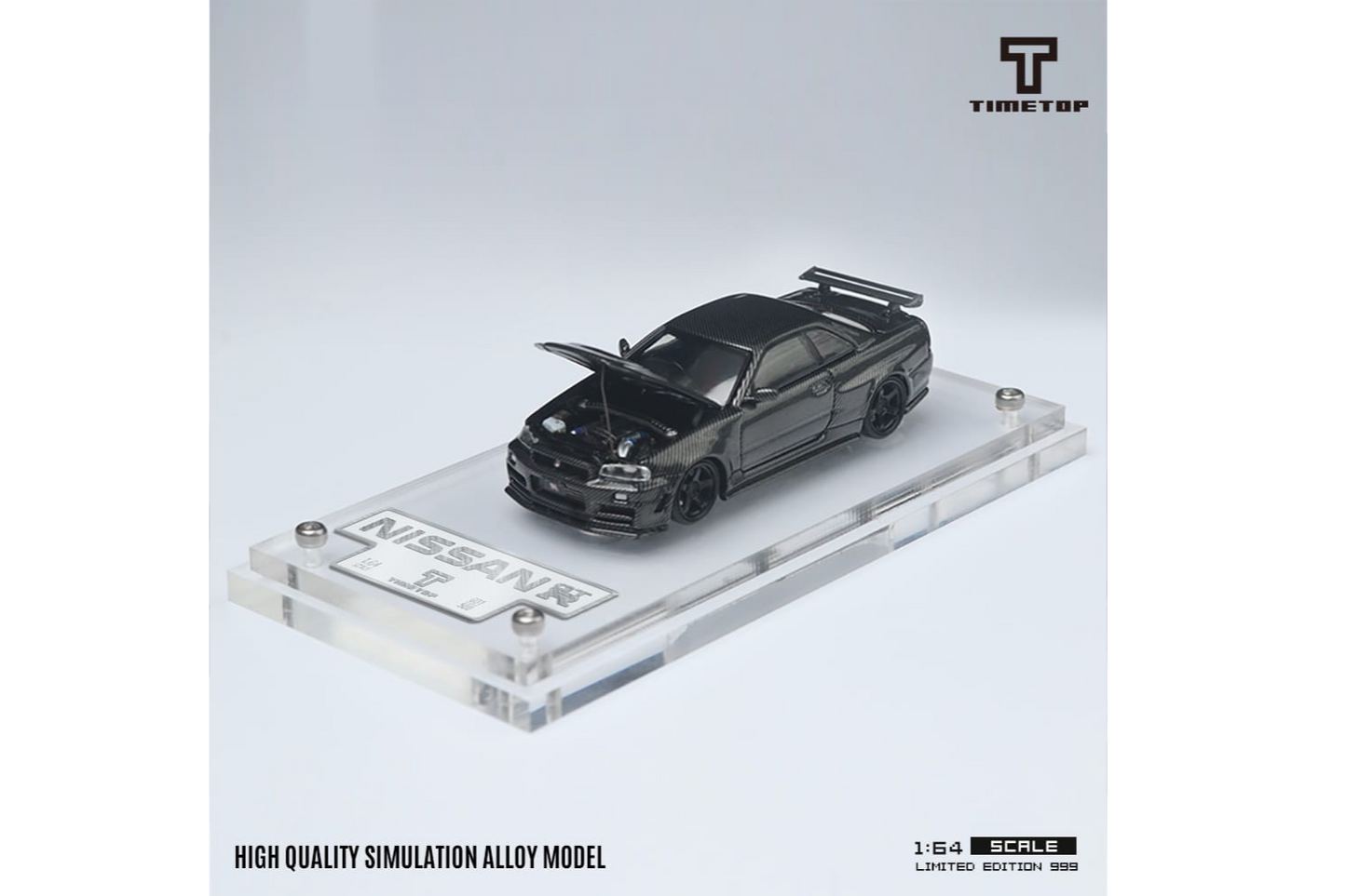 Time Top Nissan Skyline GT-R (R34) in Full Carbon