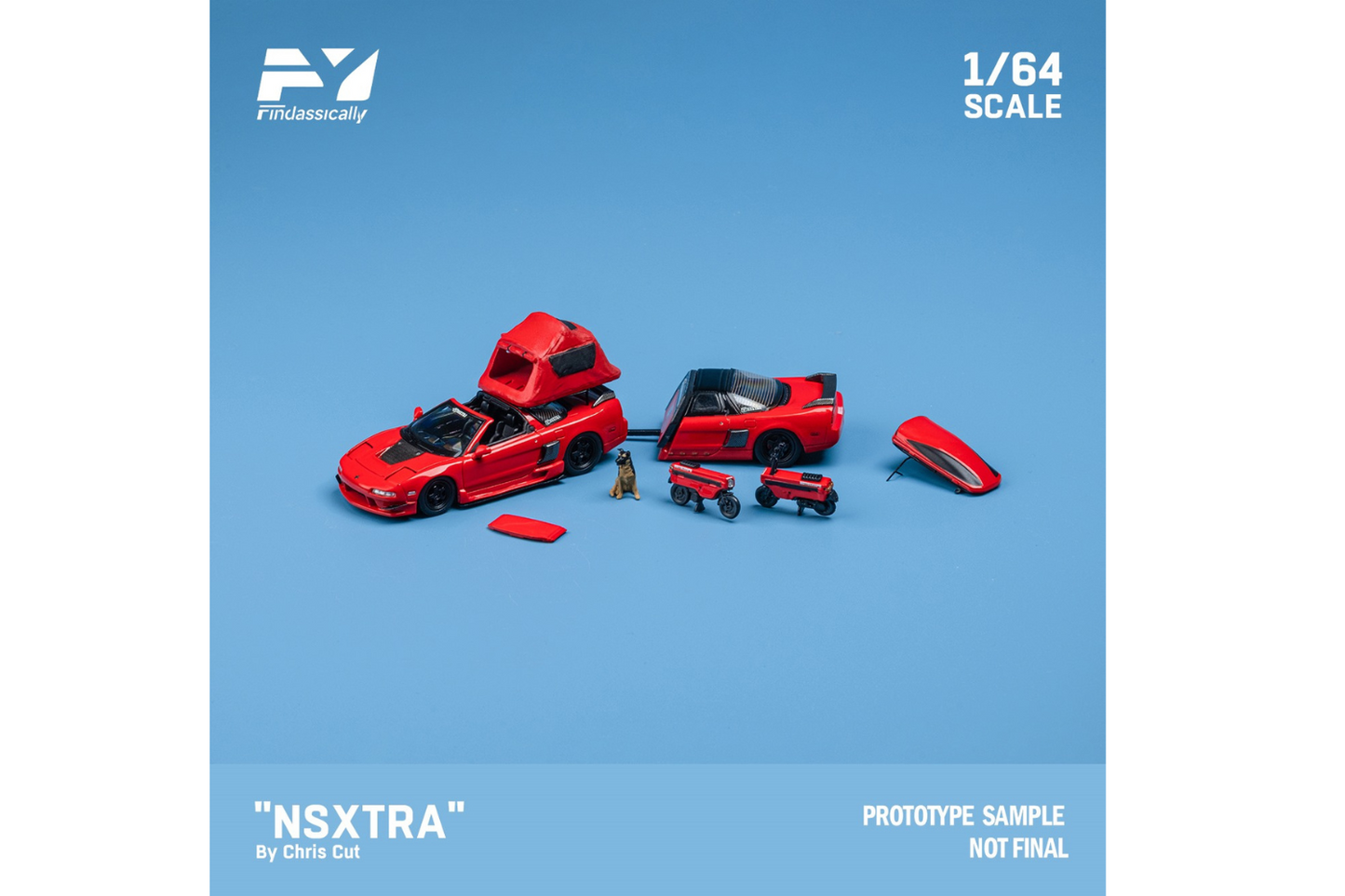 Finclassically 1/64 Honda "NSXTRA" By Chris Cut