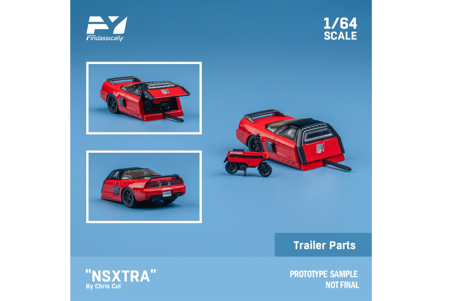 Finclassically 1/64 Honda "NSXTRA" By Chris Cut