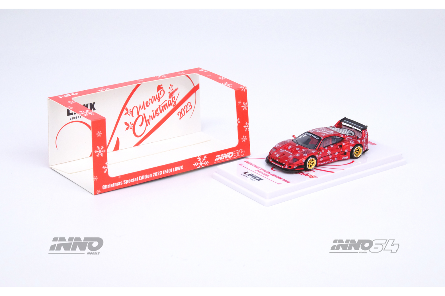 Inno64 LBWK Ferrari F40 Christmas 2023 Special Edition