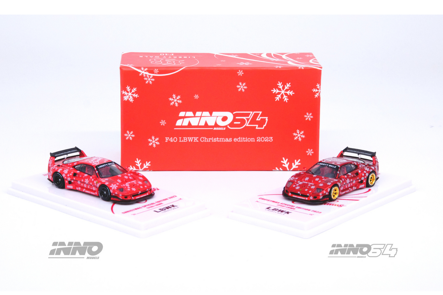 Inno64 LBWK Ferrari F40 Christmas 2023 Special Edition