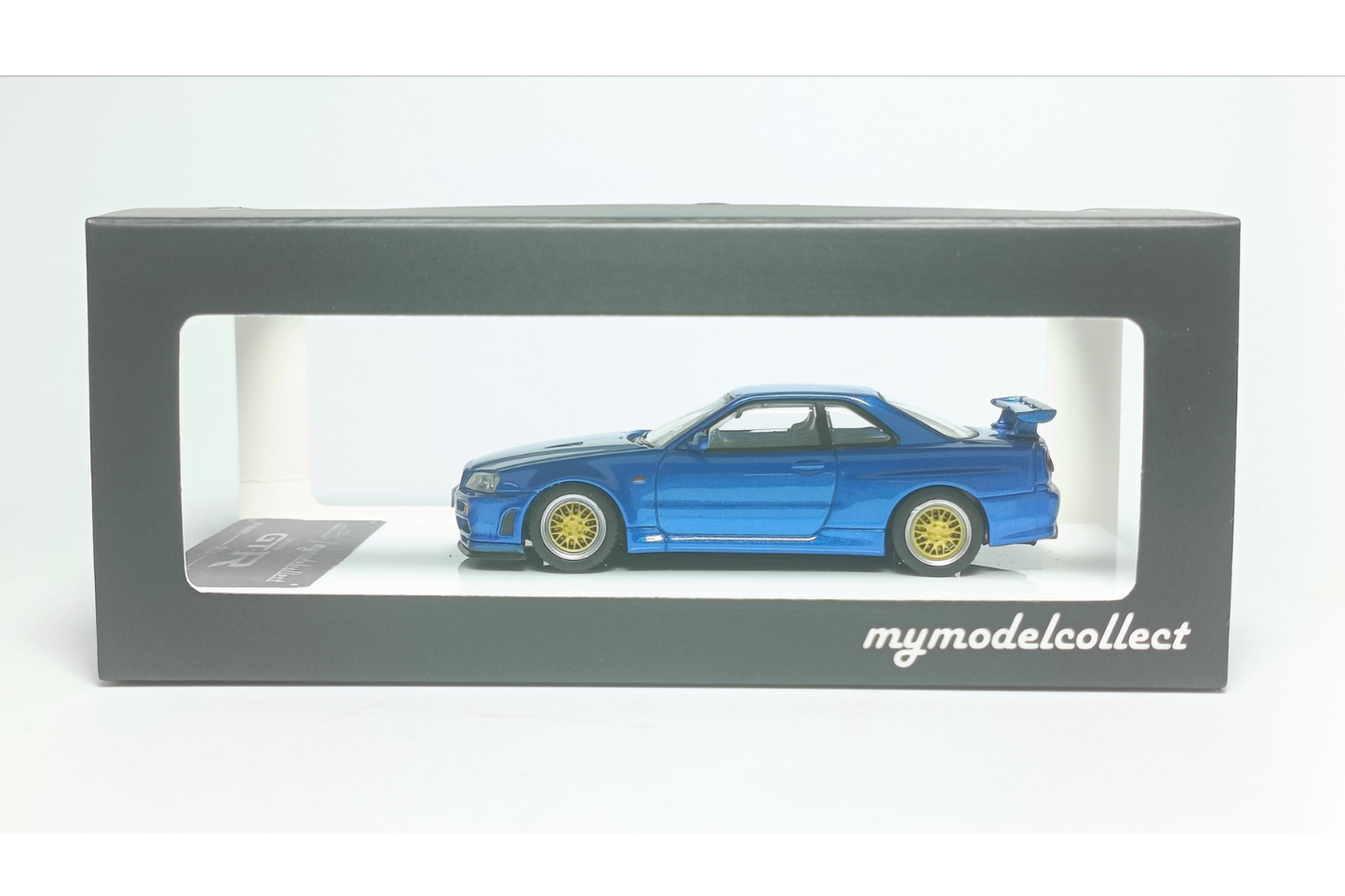 MC 1/64 Nissan Skyline GT-R V-Spec (R34) in Bayside Blue