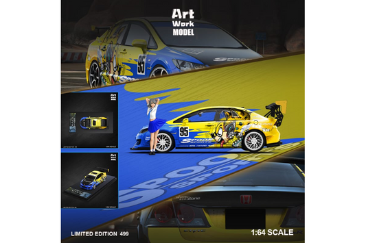 Time Micro 1/64 Honda Civic (FD2) Track Edition in Spoon Livery