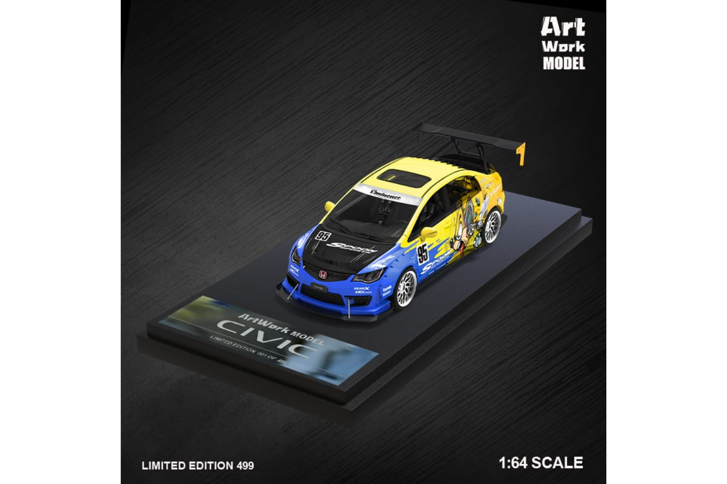 Time Micro 1/64 Honda Civic (FD2) Track Edition in Spoon Livery