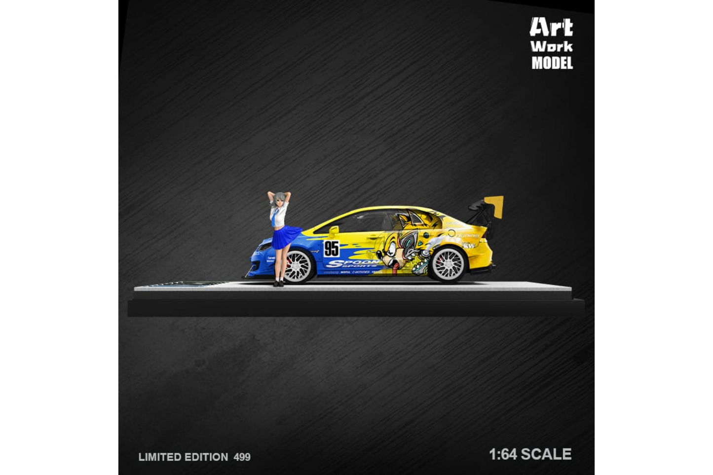 Time Micro 1/64 Honda Civic (FD2) Track Edition in Spoon Livery