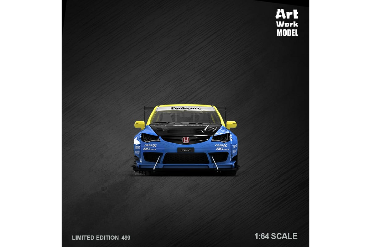 Time Micro 1/64 Honda Civic (FD2) Track Edition in Spoon Livery