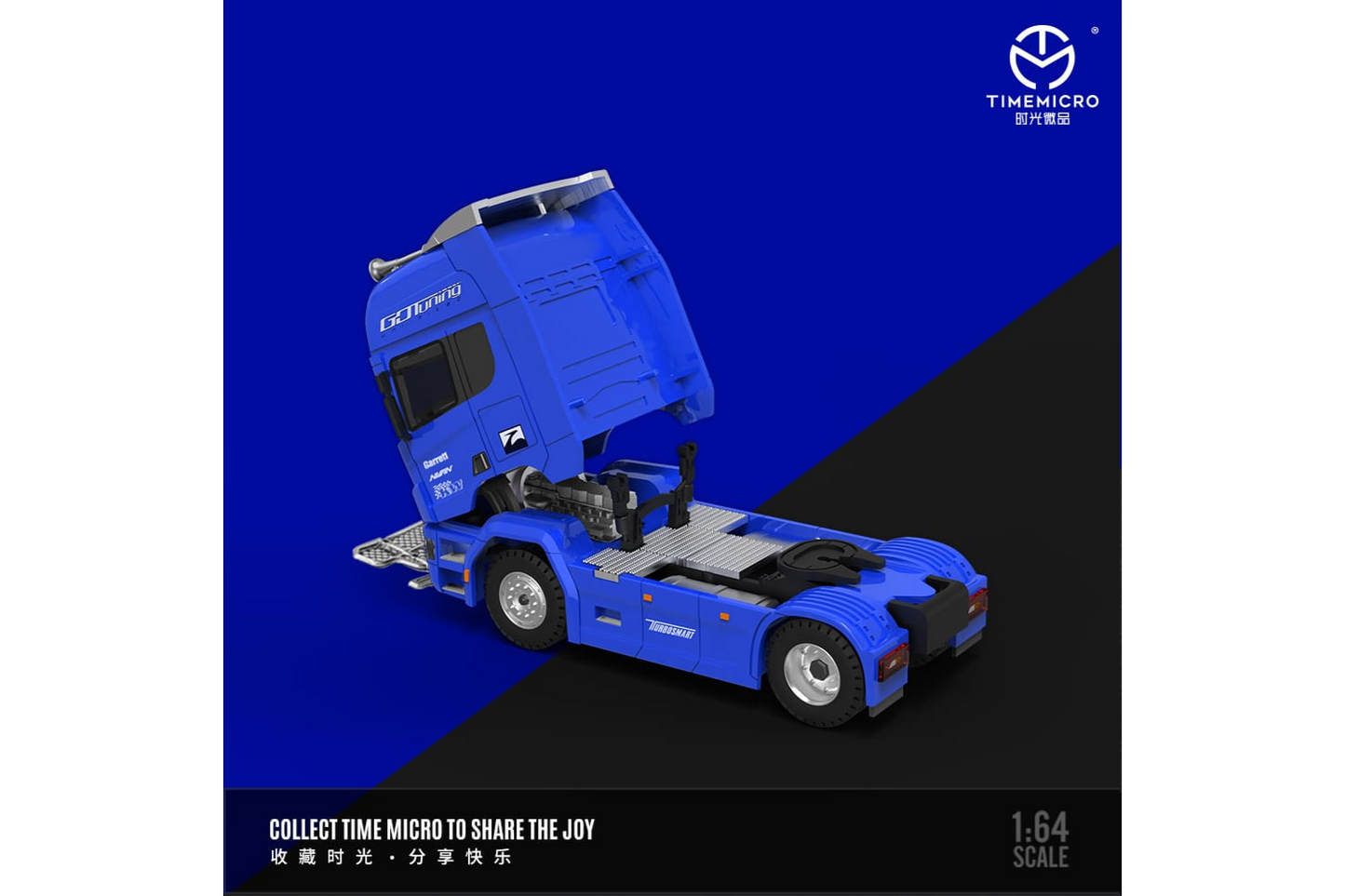 Time Micro 1/64 Spoon Honda Civic (FD2) - Honda NSX - Scania Container Truck Set