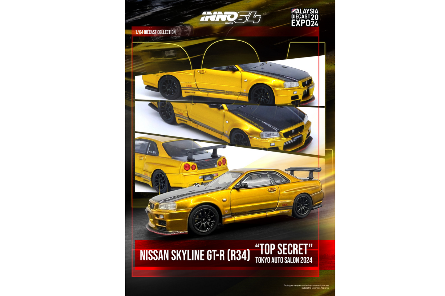 Inno64 Nissan Skyline GT-R (R34) "Top Secret" - Malaysia Diecast Expo 2024