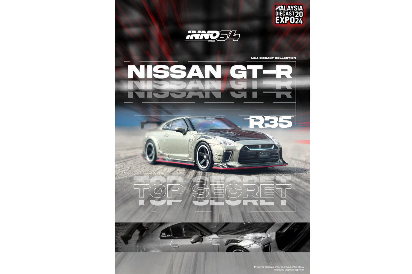 Inno64 Nissan GT-R (R35) "Top Secret" - Malaysia Diecast Expo 2024