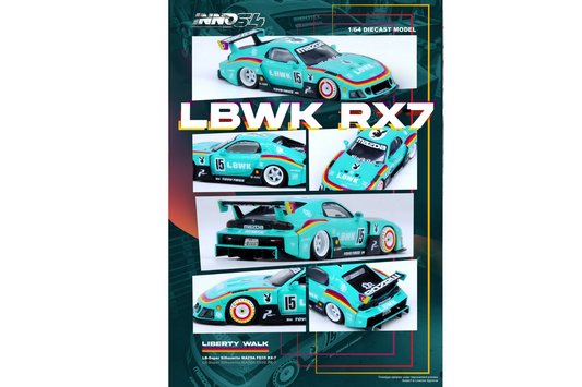 Inno64 Mazda RX-7 (FD3S) LB-Super Silhouette - Hobby Expo China 2024