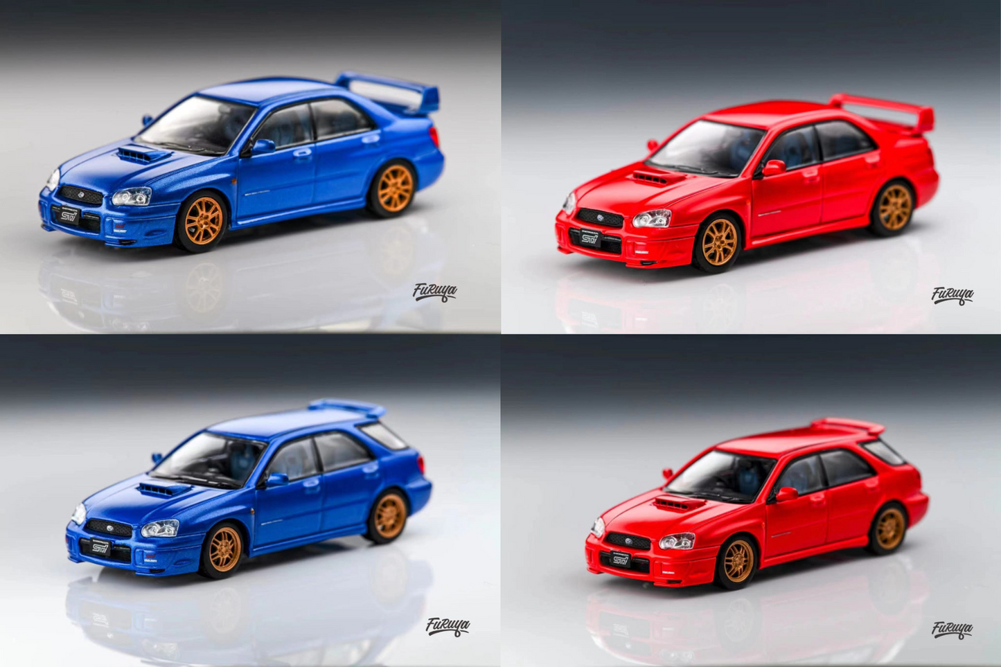 Furuya 1/64 Subaru Impreza WRX STI (Blob Eye) 8th Gen