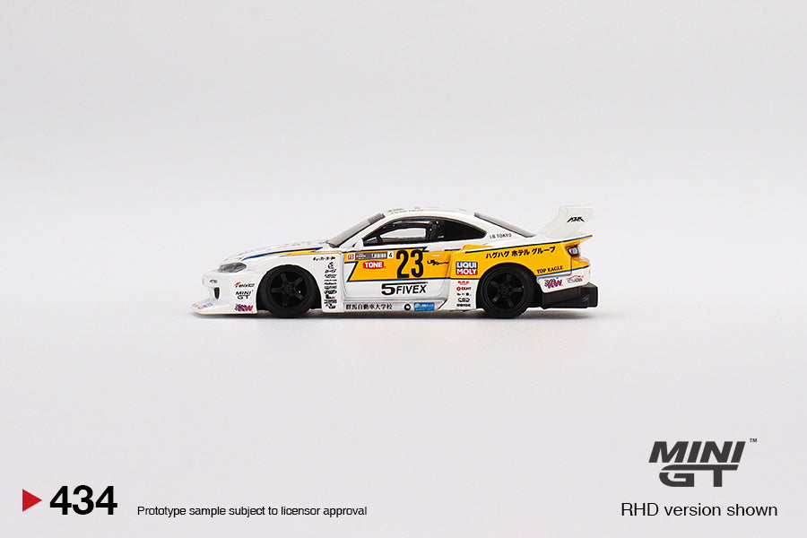 Mini GT LB-Super Silhouette Nissan Silvia S15 #23 2021 Formula Drift Japan