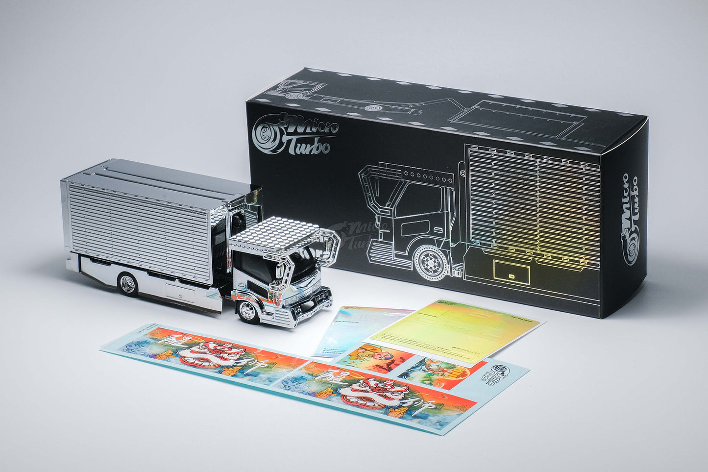 Micro Turbo 1/64 Dekotora Container Truck